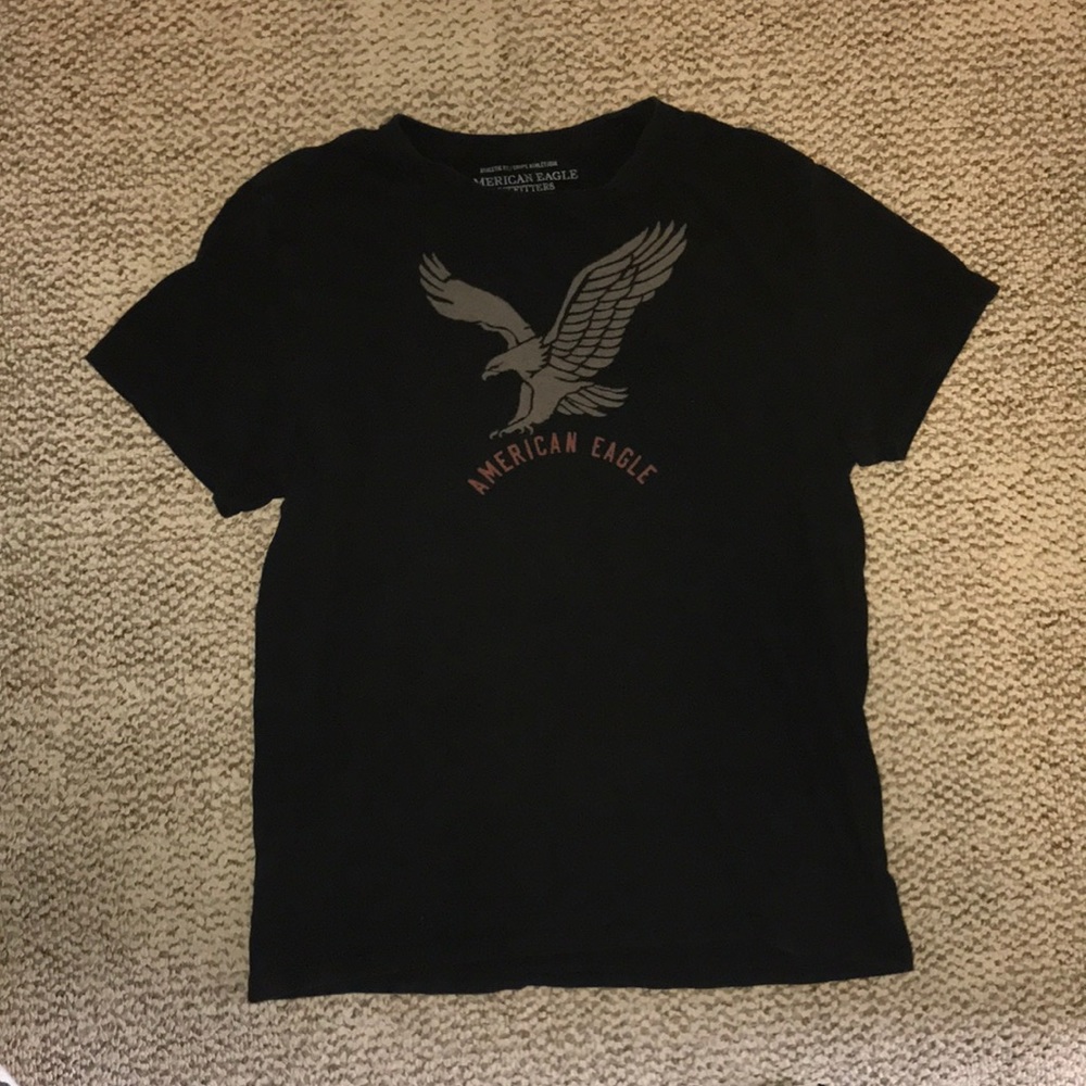 Black American Eagles T-Shirt-L